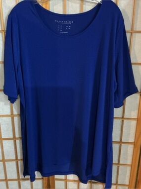 SUSAN GRAVER MODERN ESSENTIALS LIQUID KNIT TUNIC TOP